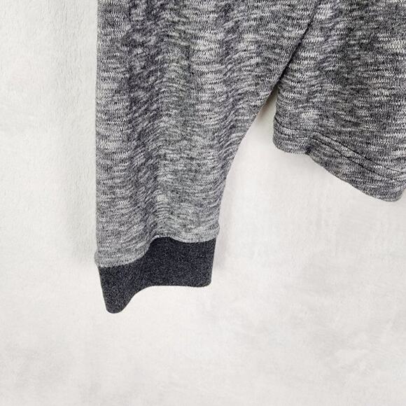 Lucky Brand Pullover Men XL Twisted-Slub Henley Shirt Heathered Grey 3 Button - Picture 3 of 8